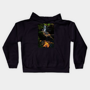 Autumn Waterfall Kids Hoodie